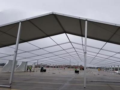 Коммерческий Металлический Склад Aluminio 25x40 Сборный Склад И Производственные Цеха Временные Строители Палатки